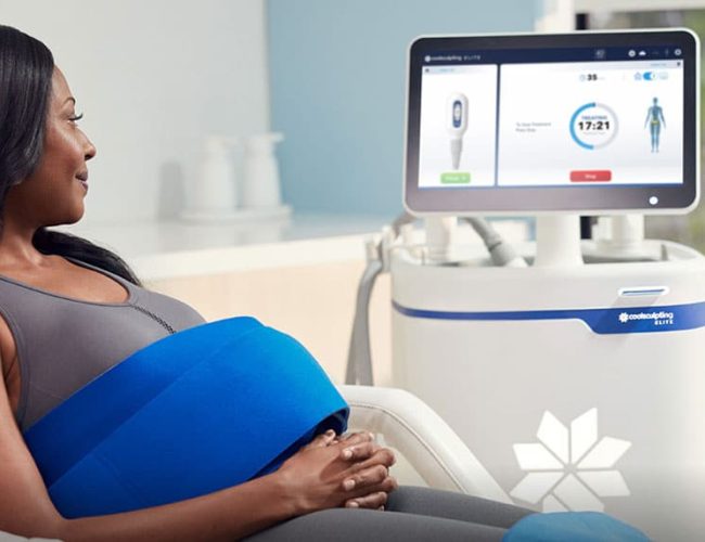 fat freeze liverpool patient with coolsculpting device
